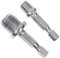 2 Pcs/Set Woodworking Twist Drill Bit Adapter Rod Batch Electric M10+M14 Power Drill Sockets Adapter Sets Tools