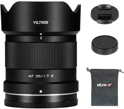 VILTROX Obiettivo 35mm f/1.7 Z-Mount, 35 mm F1.7 Messa a Fuoco Automatica Ampia Apertura APS-C STM Prime Obiettivo per Nikon Z-Mount Z5 Z50 Z50II Z6 Z6II Z6III Z7 Z7II ZFC Z30 Z9 Z8 Zfc