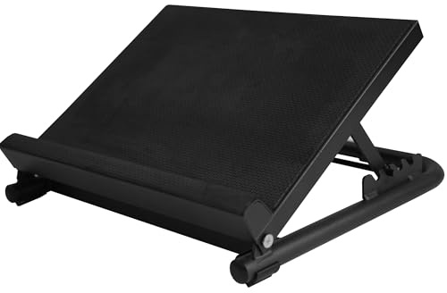 HVO Schrägbrett Wadendehner Slant Board: Wadenstrecker Athletic Mobility Board Squat Wedge Knieretter Keile Wadentrainer Yoga Dehnen Verstellbarer Stahl Schwarz