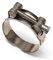 Collier de serrage circulaire en acier inoxydable pour tuyau d'air, 60, 63 mm, 1 pièce
