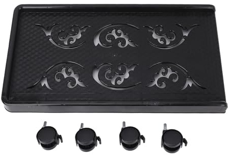 CPU Stand Universal Riser with Locking Wheels Large Size Strong Load for All Scenarios