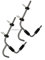 Kayak Wall Hanging Rack with Paddle Holder