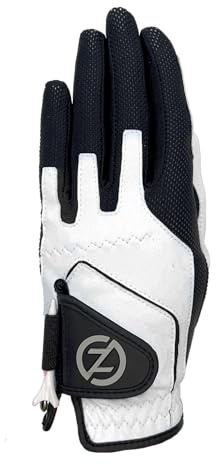 Zero Friction Guantes de Golf de Mano Izquierda para niñas, Talla única, Blanco, GL50006