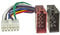 tomzz Audio 7000-026 Originalradio Anschlußkabel kompatibel mit Pioneer Radios 12 polig 27x10mm auf ISO Stecker Buchsen