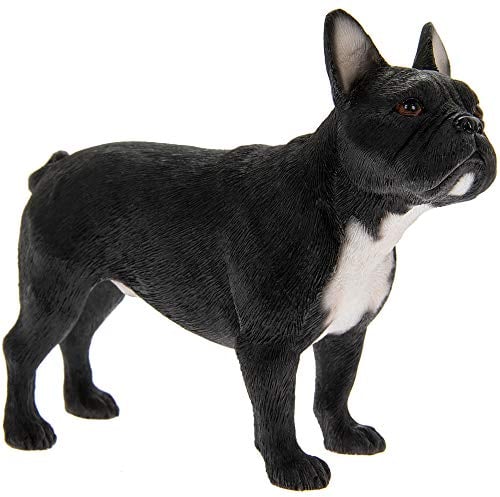 Leonardo Collection Französische Bulldogge, Stein, Hochzeit , schwarz, 12 x 4 x 10 cm