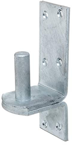 Alberts 311506 Kloben auf Platte | in den Ausführungen mit DI oder DII-Haken | feuerverzinkt | Dornmaß Ø20 mm | Platte 189 x 60 mm