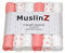 MuslinZ 6PK Musselintucher spucktuch, Mullwindeln 100% Baumwolle Baby Musselin Quadrate 70x70cm - Pink Combo