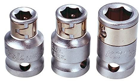 KS Tools 922.3987 - Douille porte-embouts 3/8'', 5/16'' - Gamme ULTIMATE® - En Chrome Vanadium - Finition chromée satinée