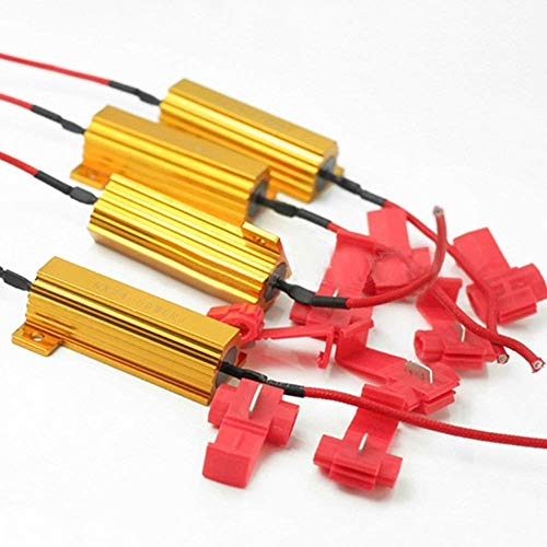 Mintice™ 4 X 12V KFZ Auto LKW 50W 6 Ohm Lastwiderstand Widerstand für SMD Blinker Schwanz
