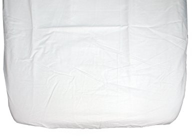 Pack de 2 sábanas bajeras 100% algodón Ajustables Color Blanco – 35x75 cm – para capazo, moisés o minicuna – Transpirables y Suaves – Fácil Lavado y aptas para Secadora