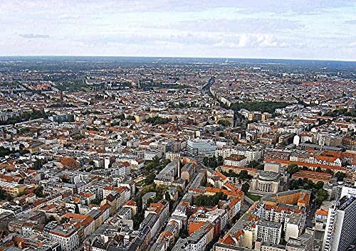 hansepuzzle 62201 - Berlin Puzzle 130 Teile - Orte Motiv mit hochwertiger Aufbewahrung: Kartonbox und wiederverschließbarem Beutel - Format 28,7 × 20 cm