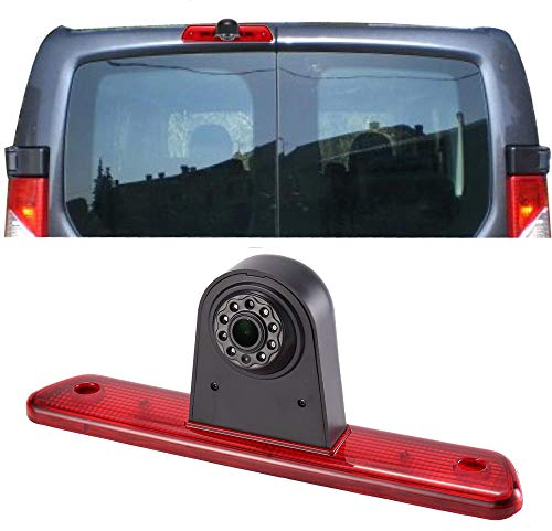 18mm Linse Top Qualität Auto Bremsleuchte Rückfahrkamera für Peugeot Expert/FIAT Scudo/Citroen Jumpy 2007 – 2016 (Neuer Gegenstand: Winkel und Abstand einstellbar)