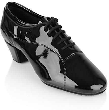 Ray Rose Herren Tanzschuhe BW111 - Lack Schwarz - Größe: UK 8,5