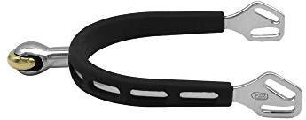 Sprenger Sporen Ultra fit EXTRA Grip Comfort Roller Super Soft I Pferde Radsporen Edelstahl rostfrei, Reitsporen 25 mm abgerundet