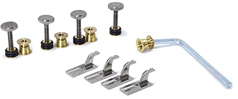 STRADPET Cello Einbau-Mini-Hebel-Feinstimmer-Set, 4-in-1 | Cello-Zubehör
