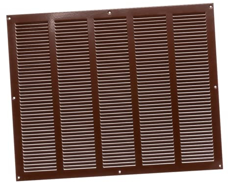 500mm x 400mm Brown Metal Air Vent Grille