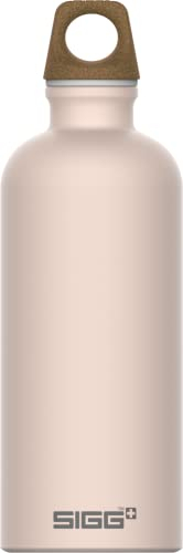 Sigg - Gourde Aluminium - Traveller MyPlanet Journey Uni - Certifiée Neutre En CO2 - Convient Aux Boissons Gazeuses - Étanche & Légère - Sans BPA - Pour Sport, Camping, Randonnée - Rose Clair - 0,6L