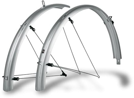 SKS Germany Unisex – Erwachsene SKS Basic Schutzblechset, Silber, 55MM