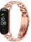 MIJOBS Galaxy Fit 2 Armband, Ersatzband für Galaxy Fit 2 Metallband Edelstahl Verstellbares Armband