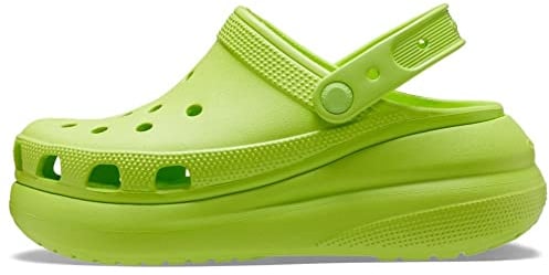 Crocs Damen Slides, Green, 41 EU