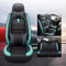 FFOCUS Autositzbezug für Opel Adam 2013 2014 2015 2016 2017 2018 2019,vorne und hinten Sitzbezug Set wasserdichter Rutschfester Komplettset Sitzschoner Innenzubehör,Green