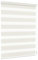 Jalousiescout Doppelrollo Klemmfix ohne Bohren & mit Bohren, 140x150cm Creme Rollo Fensterrollo lichtdurchlässig & verdunkelnd，Sonnenschutzrollo Zebrarollo für Fenster & Türen