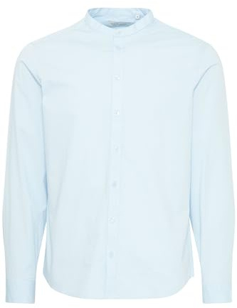 CASUAL FRIDAY CFAnton LS CC Stretch Herren Langarmhemd Hemd Herrenhemd Stehkragen 97% Baumwolle, 3% Elasthan Regular fit, Größe:XXL, Farbe:Pale Blue (50471)