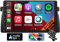 Android 12 Autoradio mit CarPlay und Android Auto für BMW 3 Series E46, 9 Zoll Touchscreen GPS-Navigation Autoradio mit Bluetooth, FM/RDS Radio, Mirror Link, Rückfahrkamera (8core 6GB+128GB)