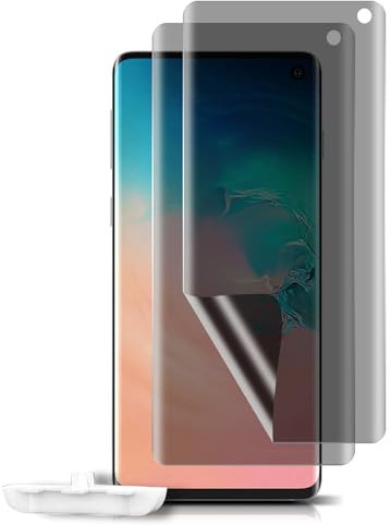 HeeYeal [2 Stück Privacy Schutzfolie für Samsung Galaxy S10 4G, TPU Privatsphäre Displayschutzfolie, mit Installationswerkzeug Kratzfest Sichtschutzfolie für Samsung Galaxy S10 4G