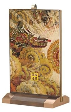 2024 Tischkalender Kreative Holz Desktop Ornamente Jahr des Drachen High End Kalender