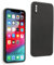 REY Funda Carcasa para iPhone X - XS, Anti-Deslizante Negra, Elegante y Ligera, TPU Flexible Premium