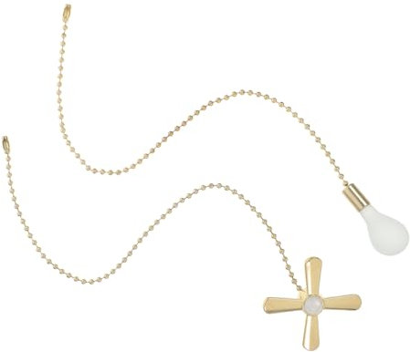 KOMBIUDA 1set Ceiling Fan Pull Chain Replacement Decorative Light Bulb for Ceiling Light Fixtures and Fans Elegant Design for Home Decor Easy Installation