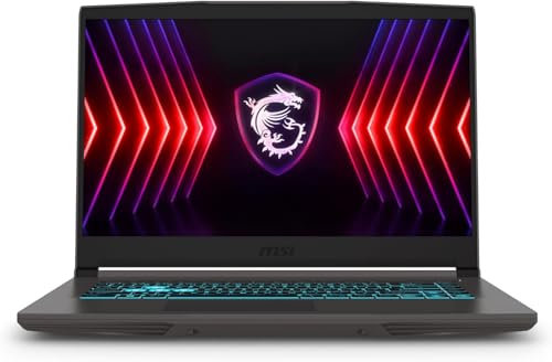 MSI Thin 15 B13UC-2059XIT, Notebook Gaming, 15.6 FHD 144Hz, i7-13620H, Nvidia RTX 3050 4GB GDDR6, 16GB RAM DDR4, 512GB SSD PCIe4, Senza Sistema Operativo – FreeDOS [Layout e Garanzia ITA] Nero