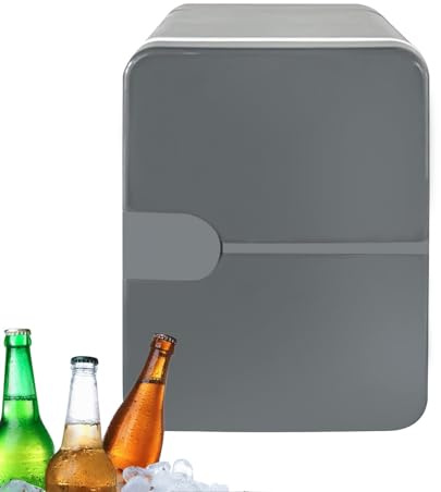 Naqqios Nevera portátil para coche - Nevera portátil para coche | Nevera USB de doble uso de 6 litros | Refrigeradores eléctricos 12V DC 220V AC, nevera de camping para el hogar