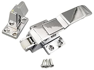 KRXSOBNV, Freezer Handle, Walk-in Cooler Door Handle, Commercial Refrigerator Door Lock Single Double Hook Activity Hook Refrigerator Door Drying Oven Temperate,Heavy Duty Latches(Single Hook)