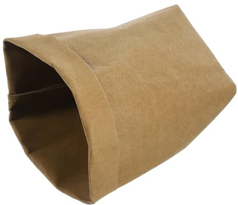 PartyKindom Waschbare Kraftpapiertüte Dekorativer Organizer für Pflanzen und Aufbewahrung S Hellbraun Vielseitige Papiertüte für Blumenpotte