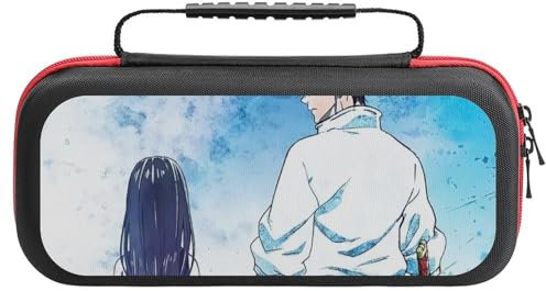 Nintendo Jujutsu KaisenSwitch 2 Tasche | Robuste Nintendo Switch 2 Hülle Mit 20 Spielkarten-Fächern & Netzfach Für Zubehör | Wasserdichte Schutzhülle Für Switch Oled Aus Hart-EVA Mit Velours-I