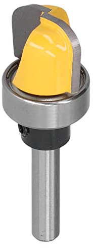 Fräser mit runder Nase, Kernkasten, Schüssel, Tablett, Schablone, Schnitzfräser mit Lager, 1/4-Zoll-Schaft für CNC-Desktop-Fräser, Hartholz, Weichholz, Sperrholz (3/4 Zoll)