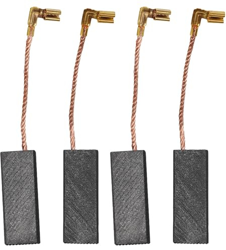 Lecreatekit 4 Packs Carbon Brush 6.2x11.2x29mm for 2200 Chain Saw X73 for woodshark 350 400 D94, Replacement Parts for Rotary Hammer Drill Angle Grinder