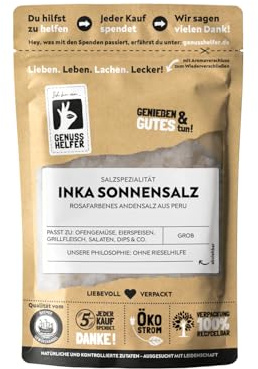 Bremer Gewürzhandel Inka Sonnensalz, rosa Salz aus Peru, 120g