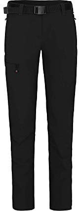 Bergson MENA (Slim) | Damen Wanderhose, vielseitig, pflegeleicht, Black [900], 38 - Damen