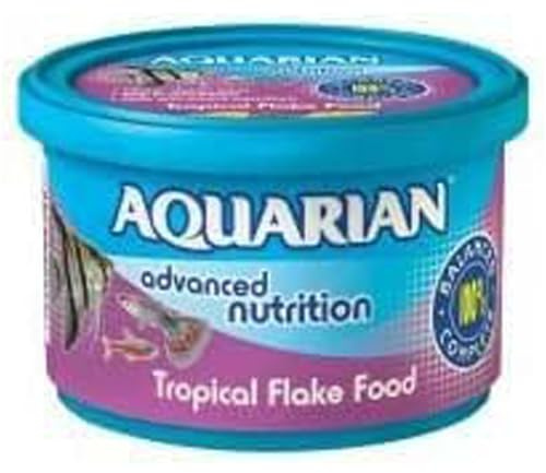 Aquarian Tropical Fish Food – Nutrient-Rich Formula for Healthy Fish Growth, 200g