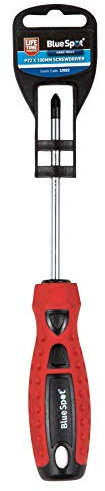 Blue Spot Tools 13022 Tournevis, Rouge, PZ 2 x 100 mm