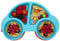 Baby Silicone Placemat, Non-Slip Feeding Plate for Toddlers Babies Kids with Strong Suction Fits Most Highchair Trays BPA-Free FDA Approved, Dishwasher and Microwave Safe (New Car Blue)