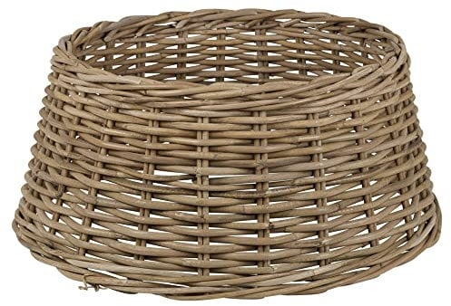 Urbliving Panier de sapin de Noël en rotin Taille L