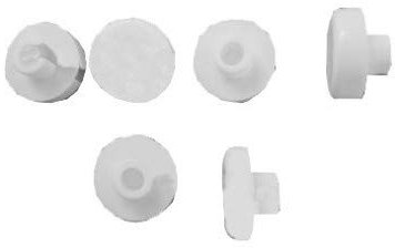Pozzi Ginori - 41981 Set Gommini per Sedile quinta/500 Bianco Art.41981000 - Bianco, A Magazzino