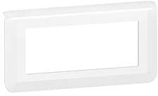 Legrand 078815L Mosaic Plaque de Finition Horizontale pour 5 Module, Blanc