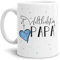 Tasse mit Spruch für die Weltliebster Papa - Kaffeetasse/Familie/Geschenk-Idee/Mug/Cup/Weiss