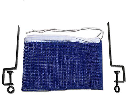 Egurs Tischtennisnetz Ersatz-Netz für Tischtennisplatten Ersatz-Tischtenniszubehör mit Halterung, Nylon,180 * 15 cm