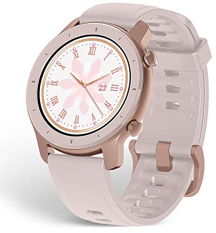 Amazfit Smartwatch GTR 42mm Orologio Intelligente Fitness Tracker 1,2 Pollici Touch Control Display a Ccolori Impermeabile 5 ATM Cronometro con GPS, Contapassi,12 Modalità Sport per Sport